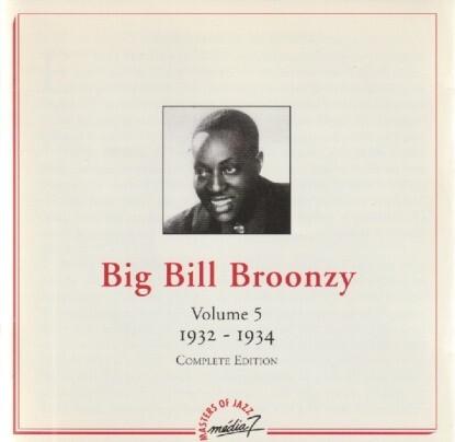Big Bill Broonzy - Volume 5 - 1932-1934 - Complete Edition État correct -  reconditionné disponible sur Label Emmaüs